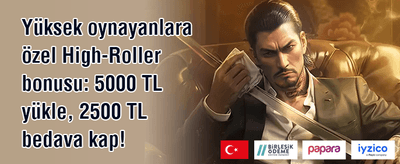 Hoş Geldin Bonusu promotion